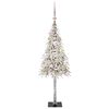 vidaXL Sapin de No&euml;l avec 150 LED Blanc 120 cm PE et Acier