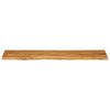 vidaXL Dessus de table 160x40x3,8 cm bord vivant bois massif manguier