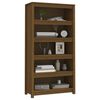 vidaXL Biblioth&egrave;que Marron miel 80x35x154 cm Bois de pin massif