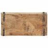 vidaXL Plateau avec stockage Marron 30 x 15 x 9 cm Bois Recycl&eacute; Solide