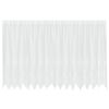 vidaXL Rideau en Dentelle Blanc 140 x 400 cm Polyester