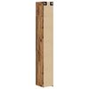 vidaXL Armoire de rangement 3 pcs Bois ancien 30 x 42,5 x 225 cm