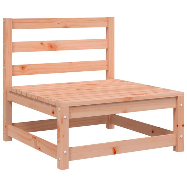 vidaXL Canap&eacute;s de jardin sans accoudoirs 2 pcs bois massif douglas