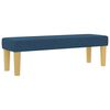 vidaXL Lit &agrave; ressorts avec matelas Bleu 120 x 200 cm tissu