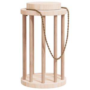 vidaXL Mangeoire &agrave; foin pour lapins &Oslash;15x25,5 cm bois massif de sapin