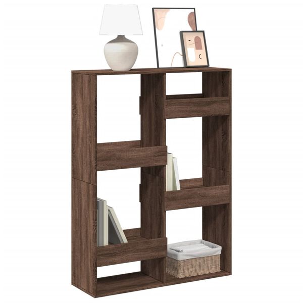 vidaXL Biblioth&egrave;que ch&ecirc;ne marron 100x33x135 cm bois d'ing&eacute;nierie