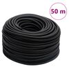 vidaXL Tuyau d'air hybride noir 0,6" 50 m caoutchouc et PVC
