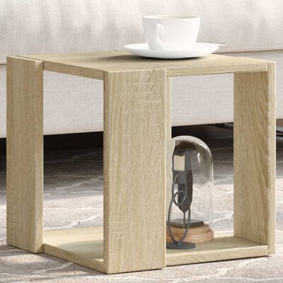 vidaXL Table basse chêne sonoma 32x32x30 cm bois d'ingénierie