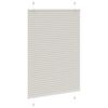 vidaXL Store pliss&eacute; gris clair 85x150 cm largeur du tissu 84,4 cm
