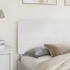 vidaXL T&ecirc;te de lit Blanc Brillant 200 cm Bois d'ing&eacute;nierie