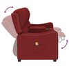 vidaXL Fauteuil de massage inclinable 2 places porte-gobelets bordeaux