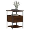 vidaXL Table de chevet ch&ecirc;ne marron 40x42x56 cm bois d'ing&eacute;nierie
