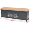 vidaXL Banc de rangement avec coussin 103 x 30 x 40 cm