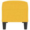 vidaXL Banc Jaune clair 100x35x41 cm Tissu