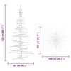 vidaXL Arbre de No&euml;l en bois pour d&eacute;coration 210 cm bois massif de pin