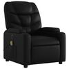 vidaXL Fauteuil de massage inclinable &eacute;lectrique noir similicuir