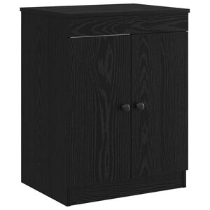 vidaXL Armoire de salle de bain Noir 54 x 41 x 70 cm Bois d'ing&eacute;nierie