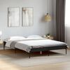 vidaXL Cadre de lit sans matelas noir 120x190 cm