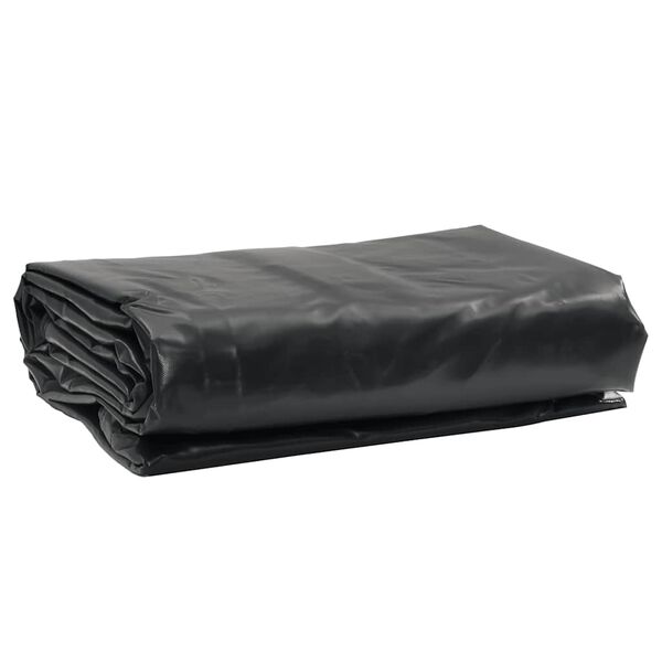 vidaXL Bâche noir 1x2,5 m 650 g/m²