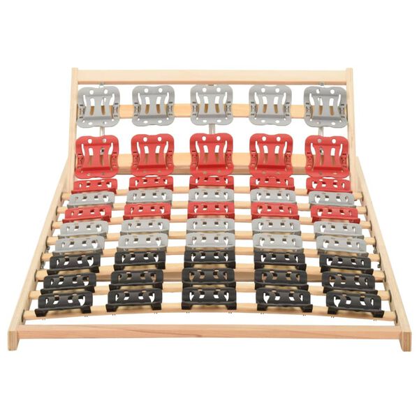 vidaXL Cadre de lit 12 lattes t&ecirc;te de lit r&eacute;glable 90x200 cm