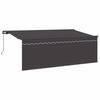 vidaXL Auvent r&eacute;tractable Anthracite 400 x 200 cm