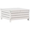 vidaXL Salon de jardin avec coussins 8 pcs blanc bois de pin massif
