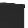 vidaXL Supports pour plantes 2 pcs noir 25x25x80 cm bois d'ing&eacute;nierie