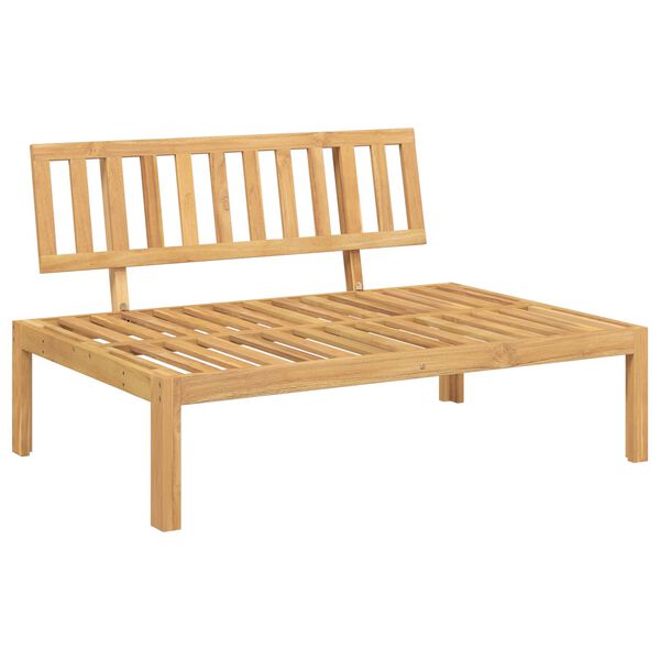 vidaXL Ensemble de Canap&eacute;s Beige 120 x 92 x 69 cm Bois d'Acacia Massif