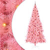 vidaXL Sapin de No&euml;l avec 300 LED avec support Rose 240 cm PVC