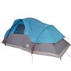 vidaXL Tente familiale &agrave; d&ocirc;me 9 personnes bleu imperm&eacute;able