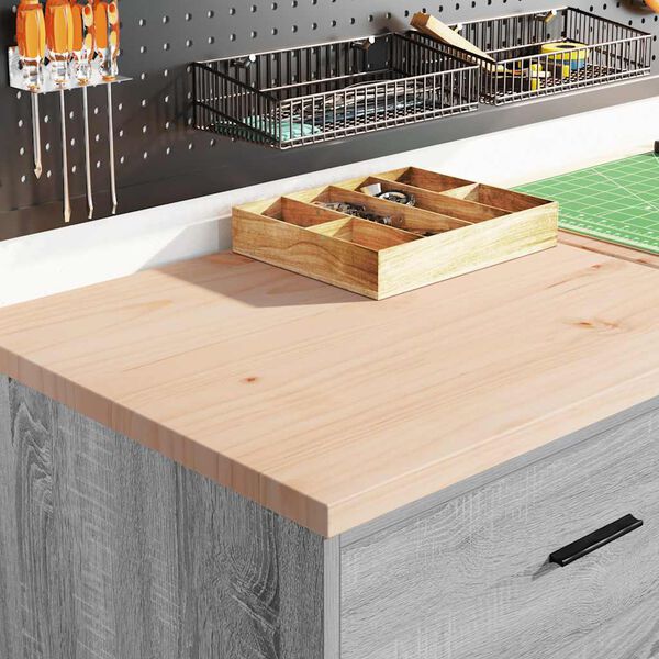 vidaXL Armoires de garage 2 pcs sonoma gris bois d'ing&eacute;nierie
