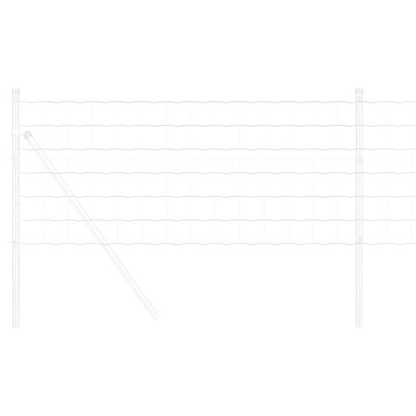 vidaXL Clôture Euro Argent 0.6 x 25 m