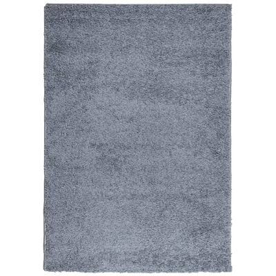 vidaXL Tapis shaggy PAMPLONA poils longs moderne bleu 160x230 cm