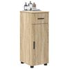 vidaXL Cabinet de salle de bain Ch&ecirc;ne Sonoma 30 x 35 x 80 cm