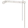 vidaXL Pergola de jardin Marron antique 3x3x2,5 m Fer