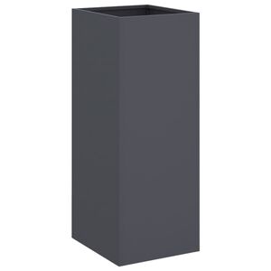 vidaXL Jardini&egrave;re anthracite 32x29x75 cm acier
