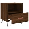 vidaXL Tables de chevet 2 pcs ch&ecirc;ne marron 40x35x47,5 cm