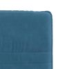 vidaXL Chaises &agrave; manger lot de 4 Bleu Velours