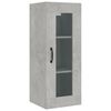vidaXL Armoire murale suspendue Gris b&eacute;ton 34,5x34x90 cm