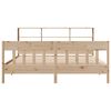 vidaXL Cadre de lit sans matelas 180x200 cm bois massif de pin