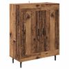 vidaXL Haut Armoire 2 pcs Bois Ancien Bois d'ing&eacute;nierie