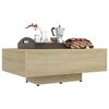 vidaXL Table basse Chêne sonoma 85x55x31 cm Bois d'ingénierie