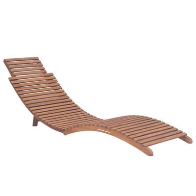 vidaXL Chaises longues pliables lot de 2 Bois de teck solide