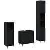 vidaXL Ensemble de meubles de salle de bain 3 pcs Chêne noir