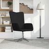 vidaXL Chaise de relaxation Noir Velours