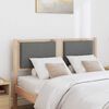 vidaXL T&ecirc;te de lit Autre Marron 120 cm Bois massif en pin