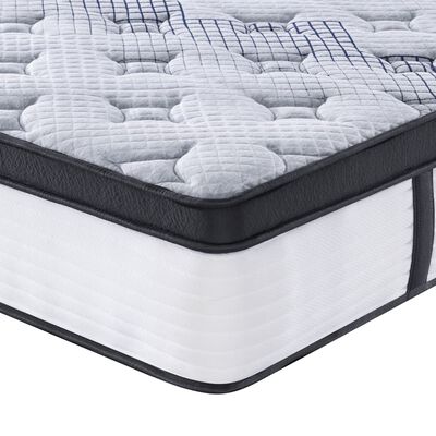 vidaXL Matelas à ressorts ensachés moyen plus 140x190 cm