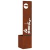 vidaXL &Eacute;cran de confidentialit&eacute; de jardin Fretwork Rouill&eacute; 32 x 140 cm