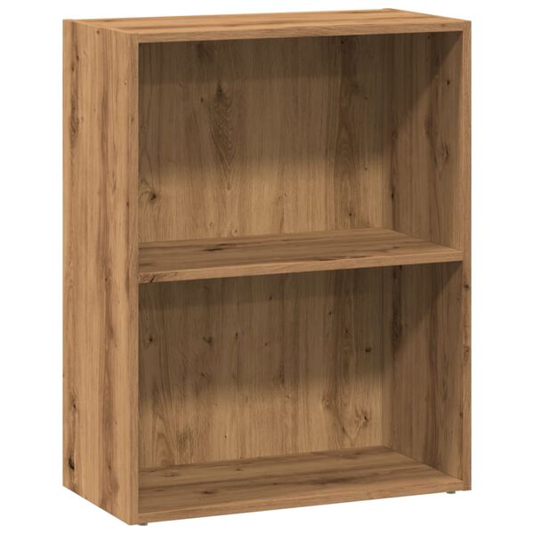 vidaXL Biblioth&egrave;que ch&ecirc;ne artisanal 60x30x77 cm bois d'ing&eacute;nierie