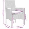 vidaXL Ensemble de salle &agrave; manger pour jardin 9 pcs Gris polyrotin